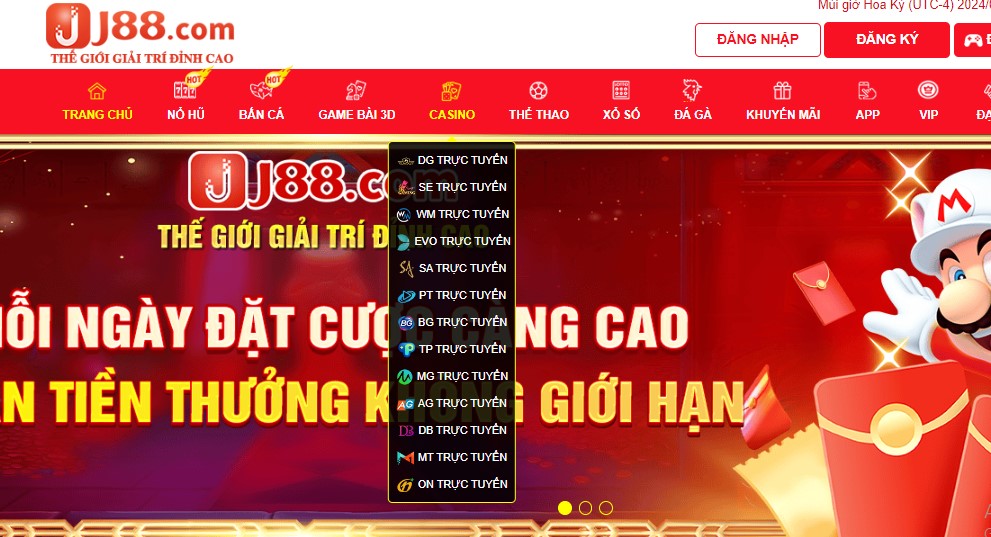 Nhà cái Casino online J88 đẳng cấp số 1 Việt Nam 